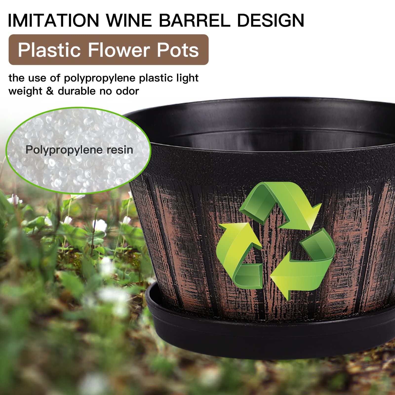 Quarut Plant Pots Set