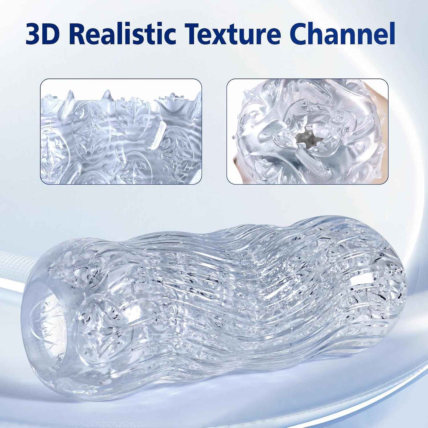 Male Masturbator Sex Toys for Men Pocket Pussy Stroker, IMOTANI Flesh Realistic Light Penis Cock Sleeve Training Adult Toys, TPE Masturbation Handjob Glans Training Tool Penis Trainer Massager (small)