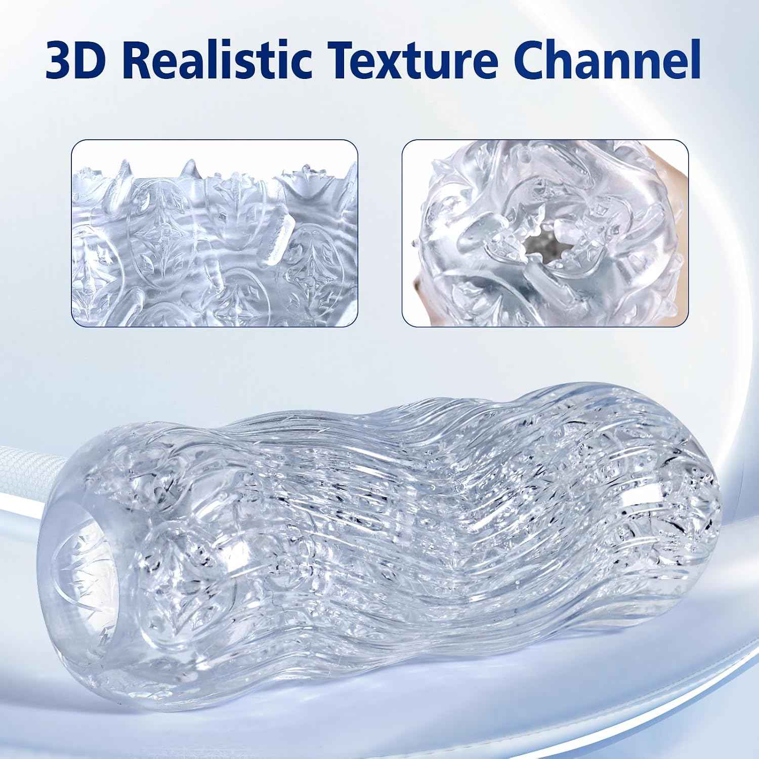 Male Masturbator Sex Toys for Men Pocket Pussy Stroker, IMOTANI Flesh Realistic Light Penis Cock Sleeve Training Adult Toys, TPE Masturbation Handjob Glans Training Tool Penis Trainer Massager (small)