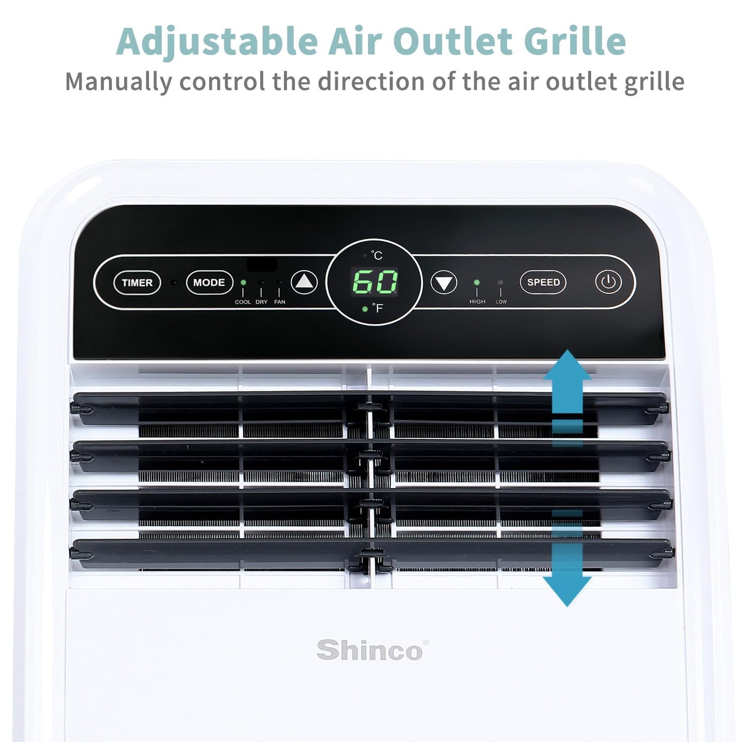 Shinco 8000/10000/12000 BTU Portable Air Conditioners