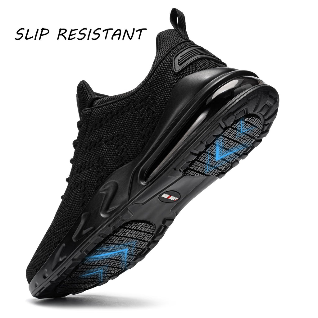 LARNMERN Men Non Slip Work Sneakers Water Resistant Food Service Zapatos Trabajo Antideslizantes Walking Shoes Waterproof Shoes Slip-on