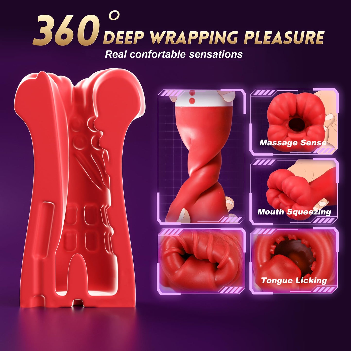 Male Sex Toys for Men – Waving Motion Male Maturbator