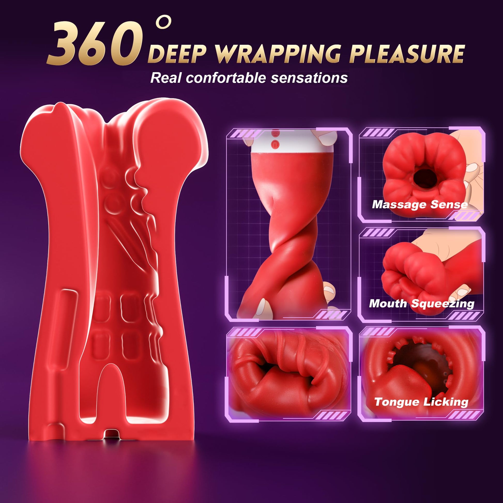 Male Sex Toys for Men – Waving Motion Male Maturbator