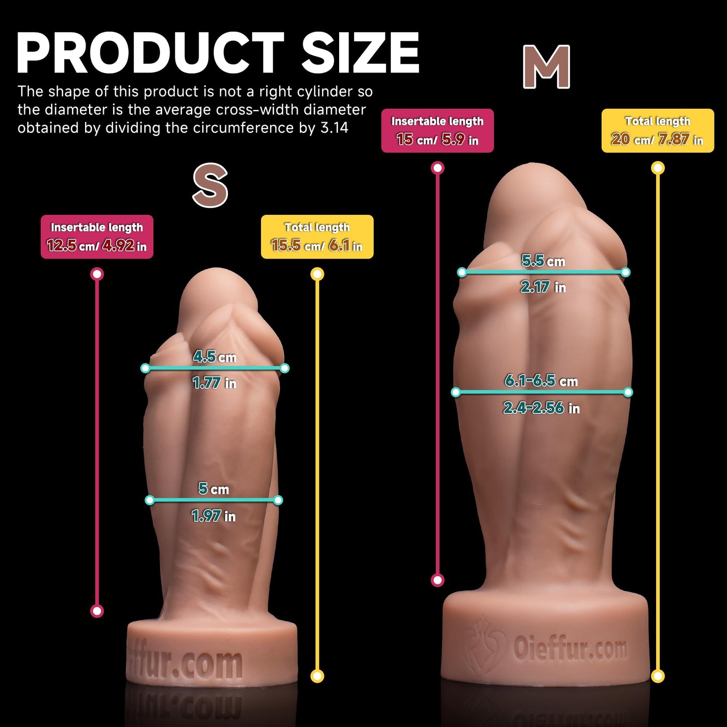 Silicone Realistic Triple Dildos - Large Thick Dildo with Strong Suction Cup for Advanced Players - Realistic Lifelike Fake Penis for Sensual Pleasure - Anal Adult Sex Toys for Women and Men