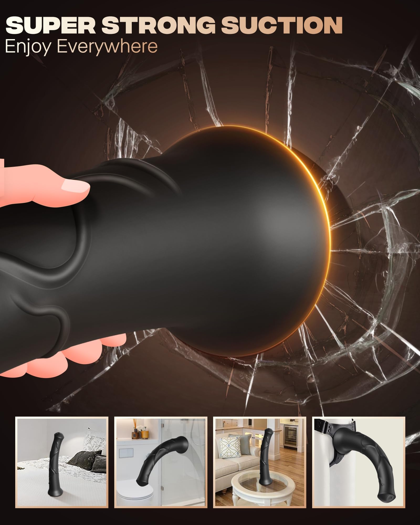 Thrusting Horse G-spot Dildo Vibrator, Adult Sex Toy for Women Men Couples