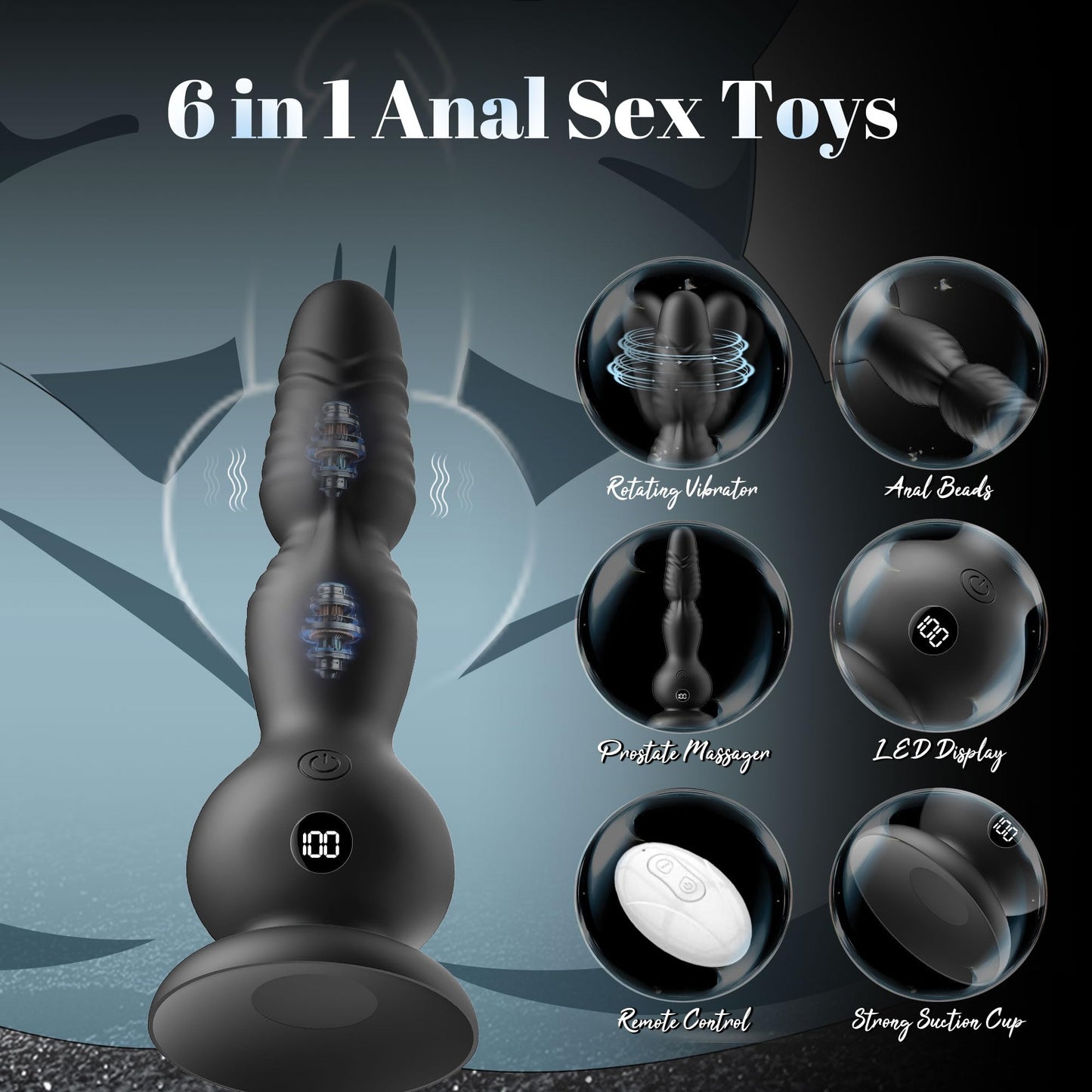 Anal Vibrator Prostate Massager