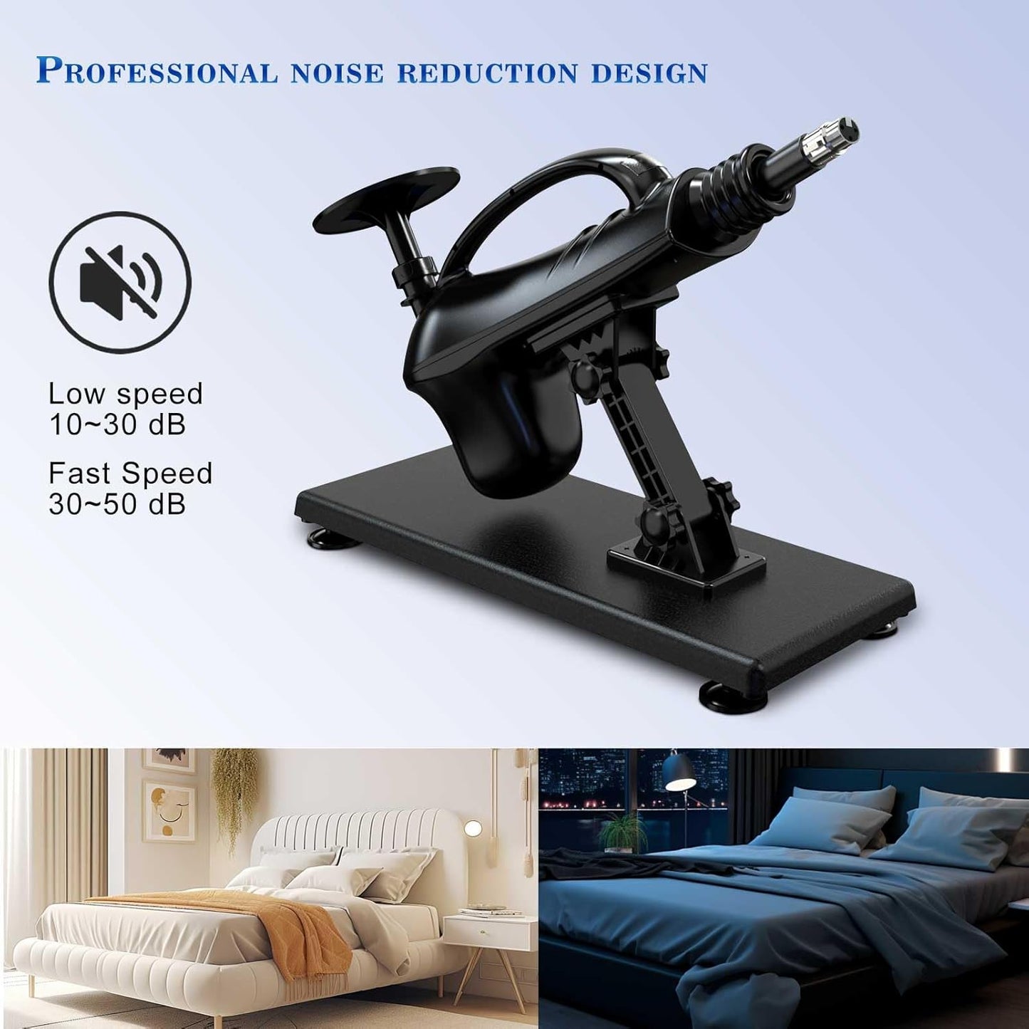 Amausen Automatic Thrusting Sex Machine with Suction Cup Base