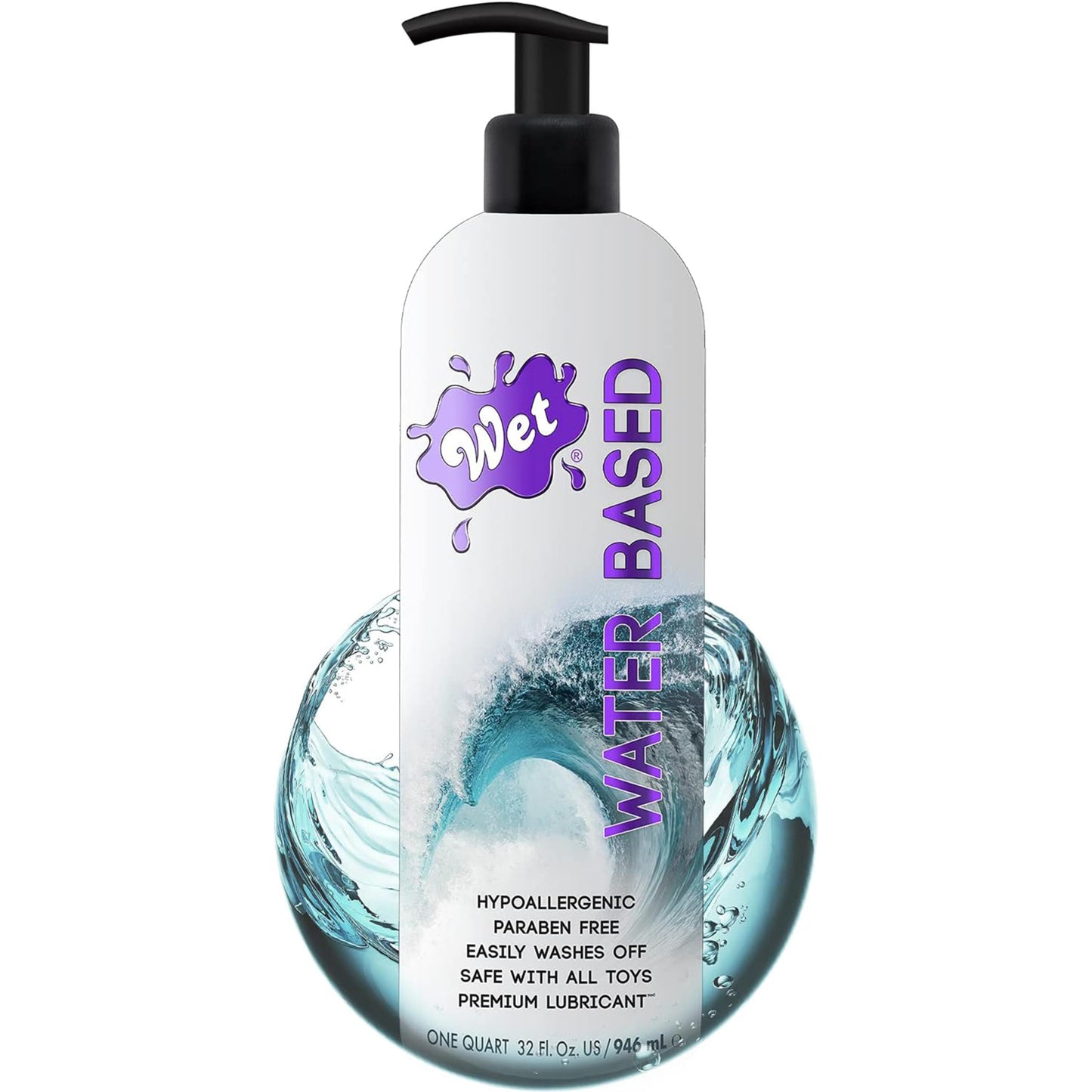 Wet Platinum Silicone Based Lube, Ultra Long Lasting Premium Personal Luxury Lubricant, Men Women & Couples Condom Compatible Water Resistant Non Sticky