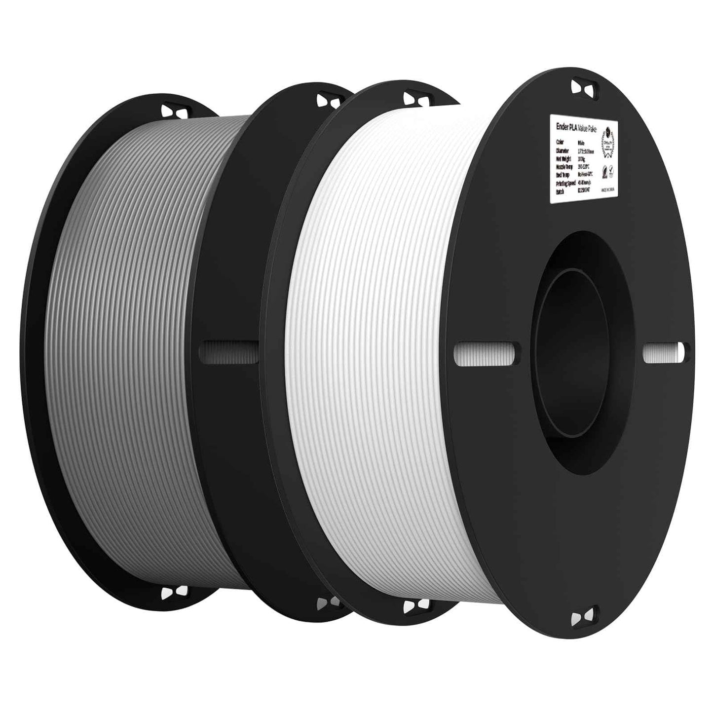 Creality 3D Printer Filament, PLA Filament Bundle for 3D Printing, Ender PLA Filament No-Tangling, Strong Bonding & Overhang Performance, Accuracy +/- 0.02mm