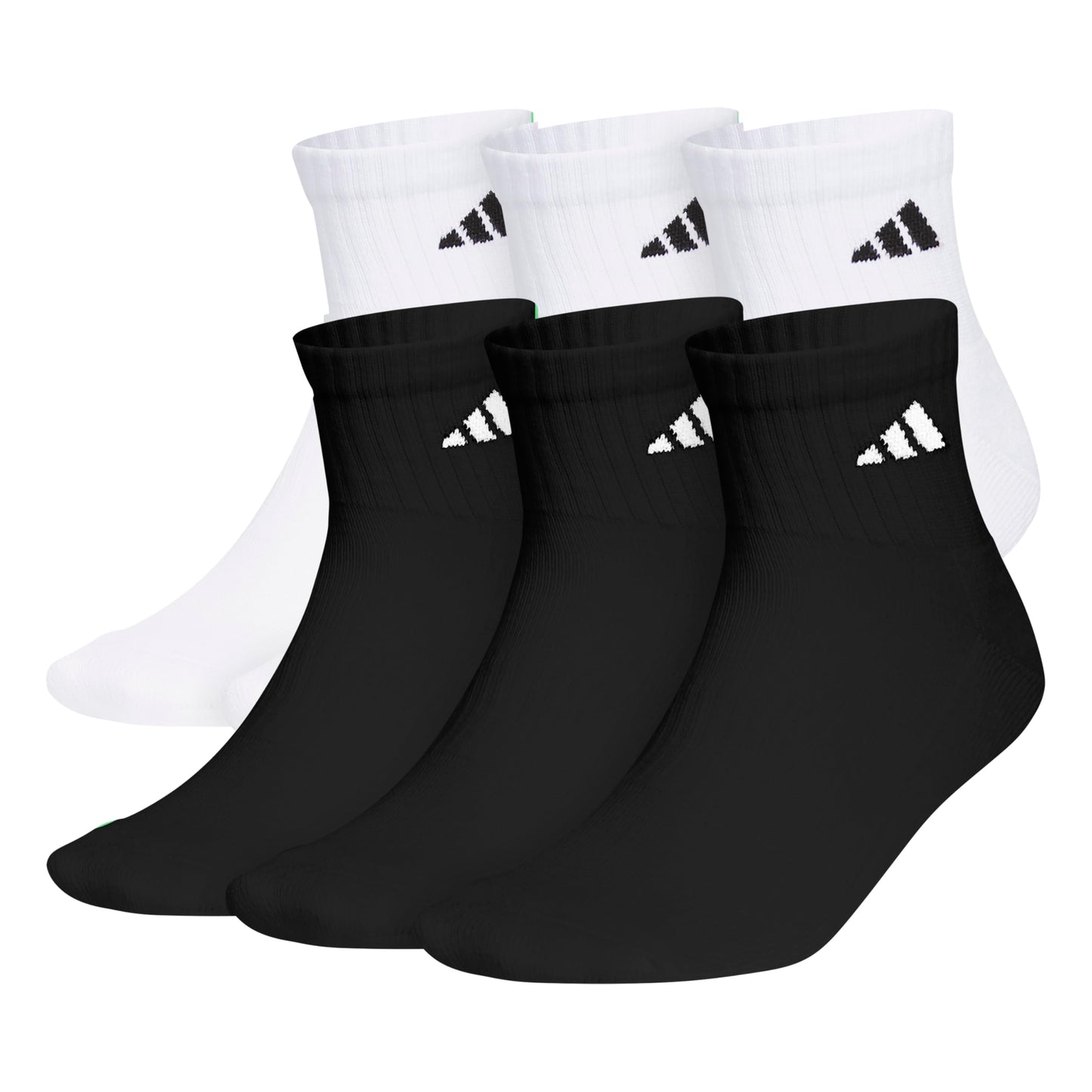 adidas Men's Athletic Cushioned 6-Pack Quarter