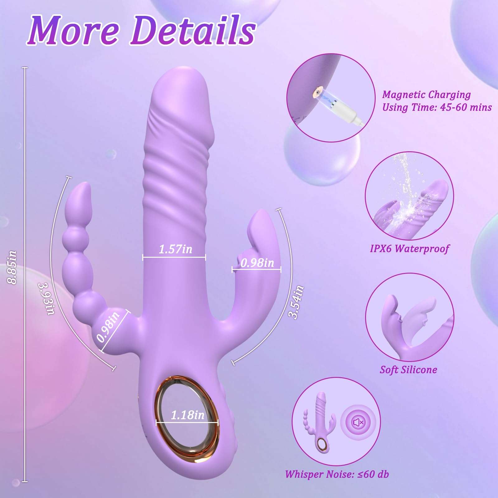 Thrusting Dildo Vibrator
