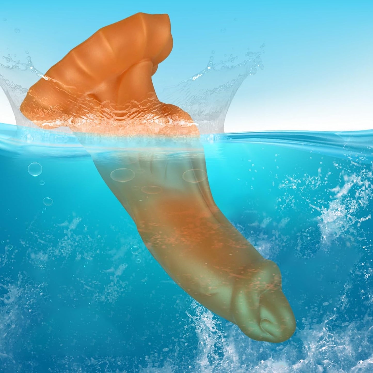 Liquid Silicone Anal Sex Toys Butt Plug Realistic Dildo G Spot Dildo Animal Penis Small Cock Vaginal Stimulation Prostate Massager for Male Female Masturbation Romi (S)