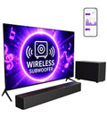 ULTIMEA Sound Bar with Wireless Subwoofer, 240W Peak Power, VoiceMX & BassMX, App Control, 2.1ch Soundbar for Smart TV, Adjustable Bass, HDMI, Optical, Bluetooth 6.0, Poseidon M30 (2026 Model)