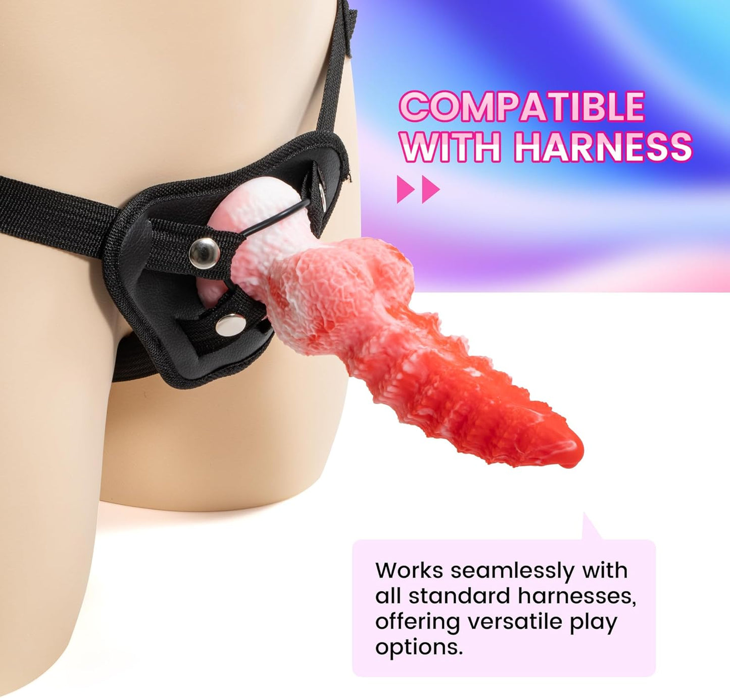 Monster Dildo Sex Toys 8.27" Tentacle Fantasy Octopus Alien with StrongSuction Cup Thick Creature Huge Long Giant Fat for Adult Anal G-spot Butt Plug(Felidae)