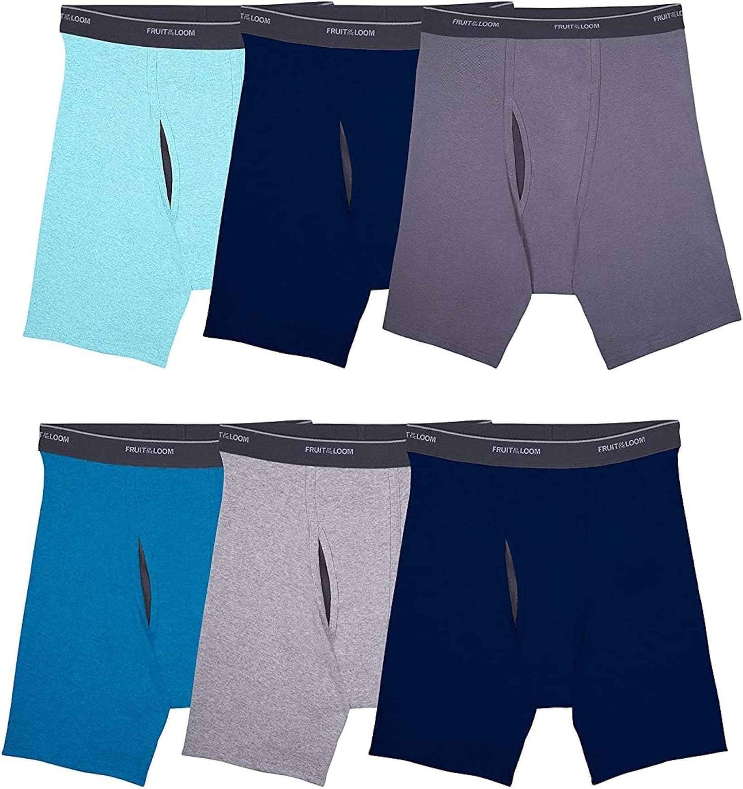 Fruit of the Loom Men's Coolzone Boxer Briefs, Moisture Wicking & Breathable
