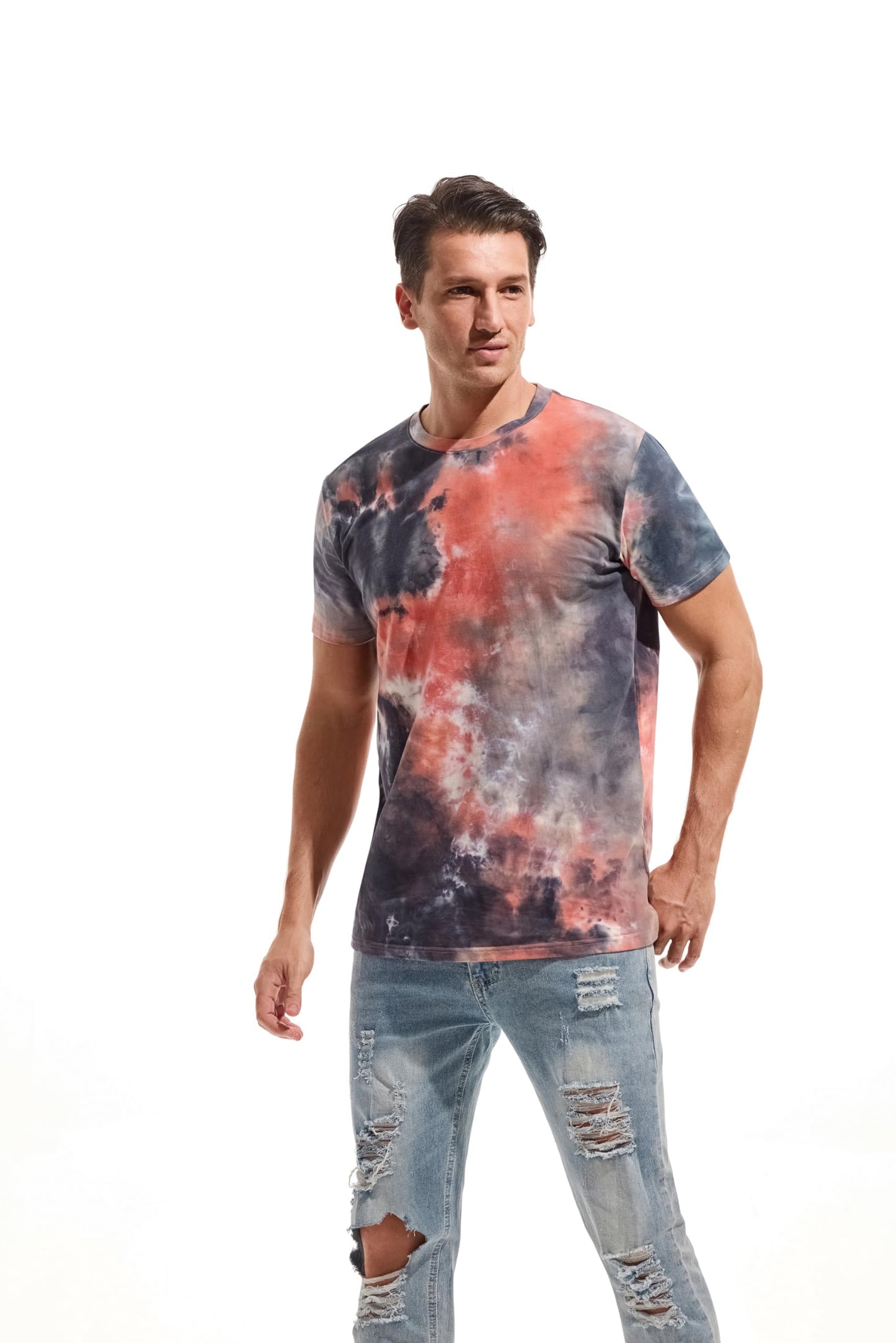 KLIEGOU Mens Hipster Hiphop Tees - Fashion Print T-Shirts