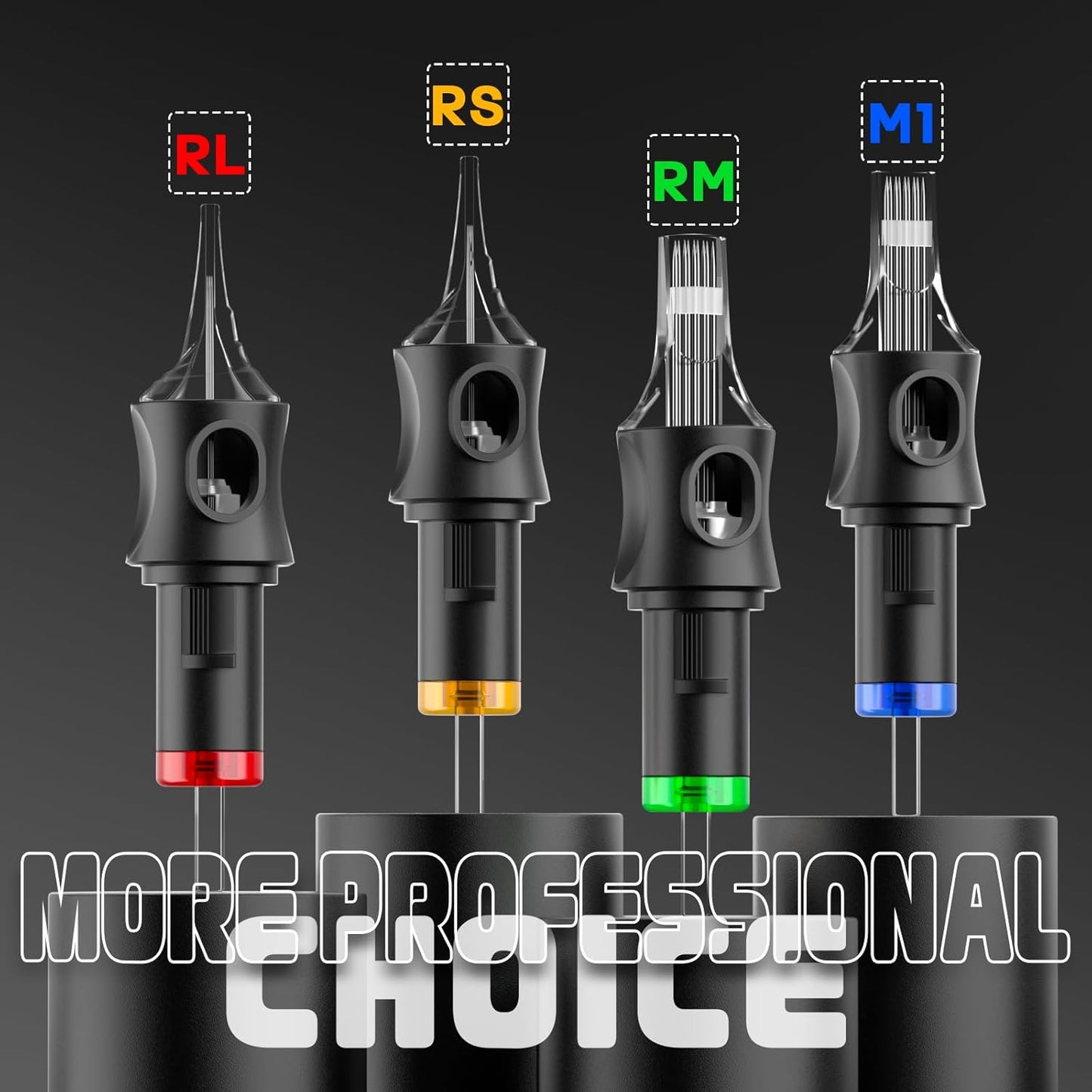 POSEIDON Cordless Tattoo Pen Kit with 2 1500mAh Batteries