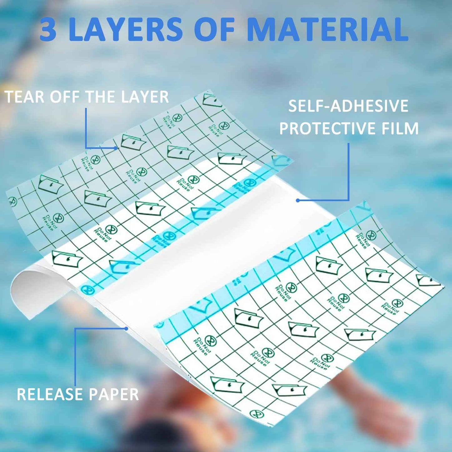 Beieverluck 24 Rolls Tattoo Aftercare Bandage Waterproof (2 Inch, 4 Inch, 6 Inch Wide) Second Skin Tattoo Cover Tape Tattoo Healing Wrap Tattoo Supplies for Swimming, Shower, Wound Initial Healing