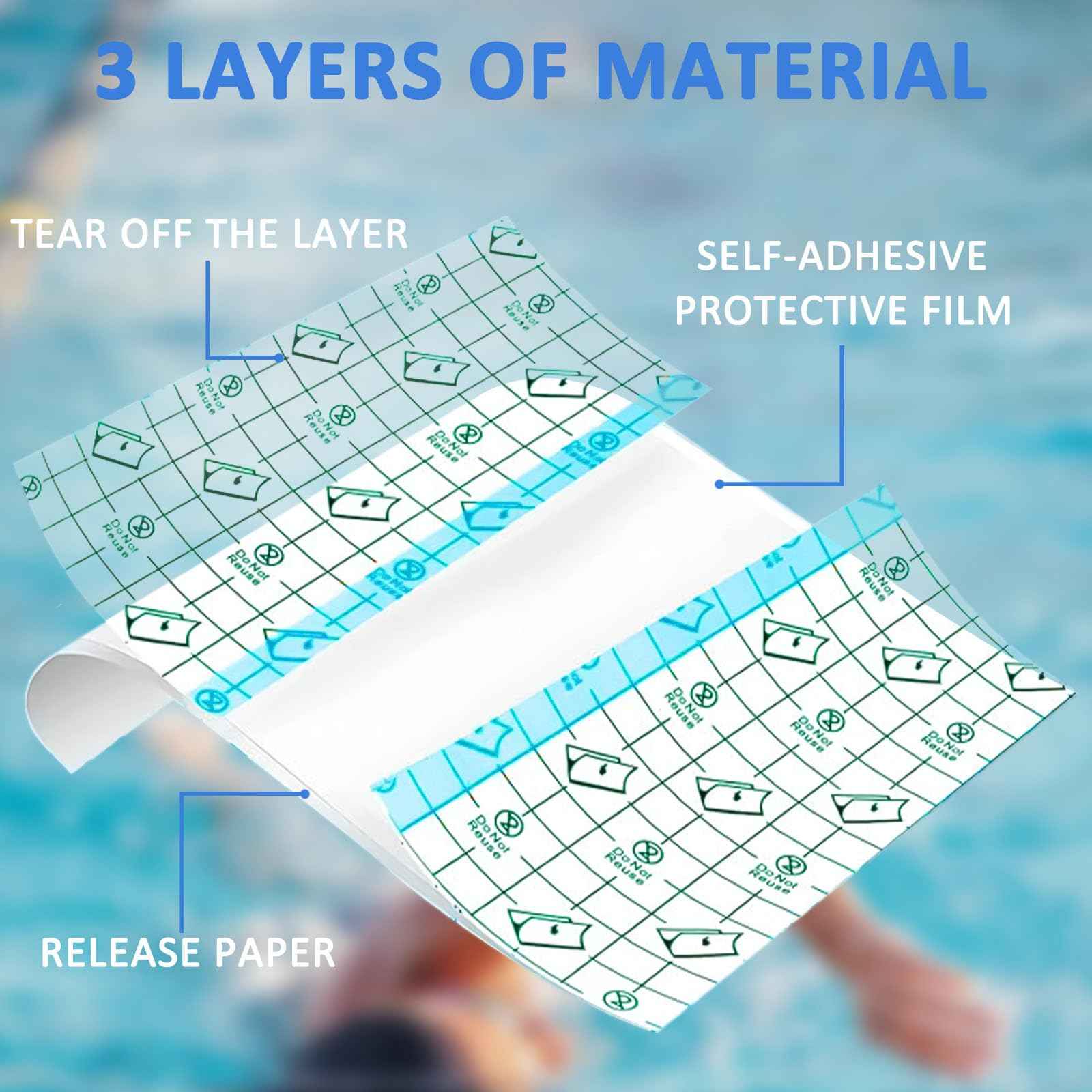 Beieverluck 24 Rolls Tattoo Aftercare Bandage Waterproof (2 Inch, 4 Inch, 6 Inch Wide) Second Skin Tattoo Cover Tape Tattoo Healing Wrap Tattoo Supplies for Swimming, Shower, Wound Initial Healing
