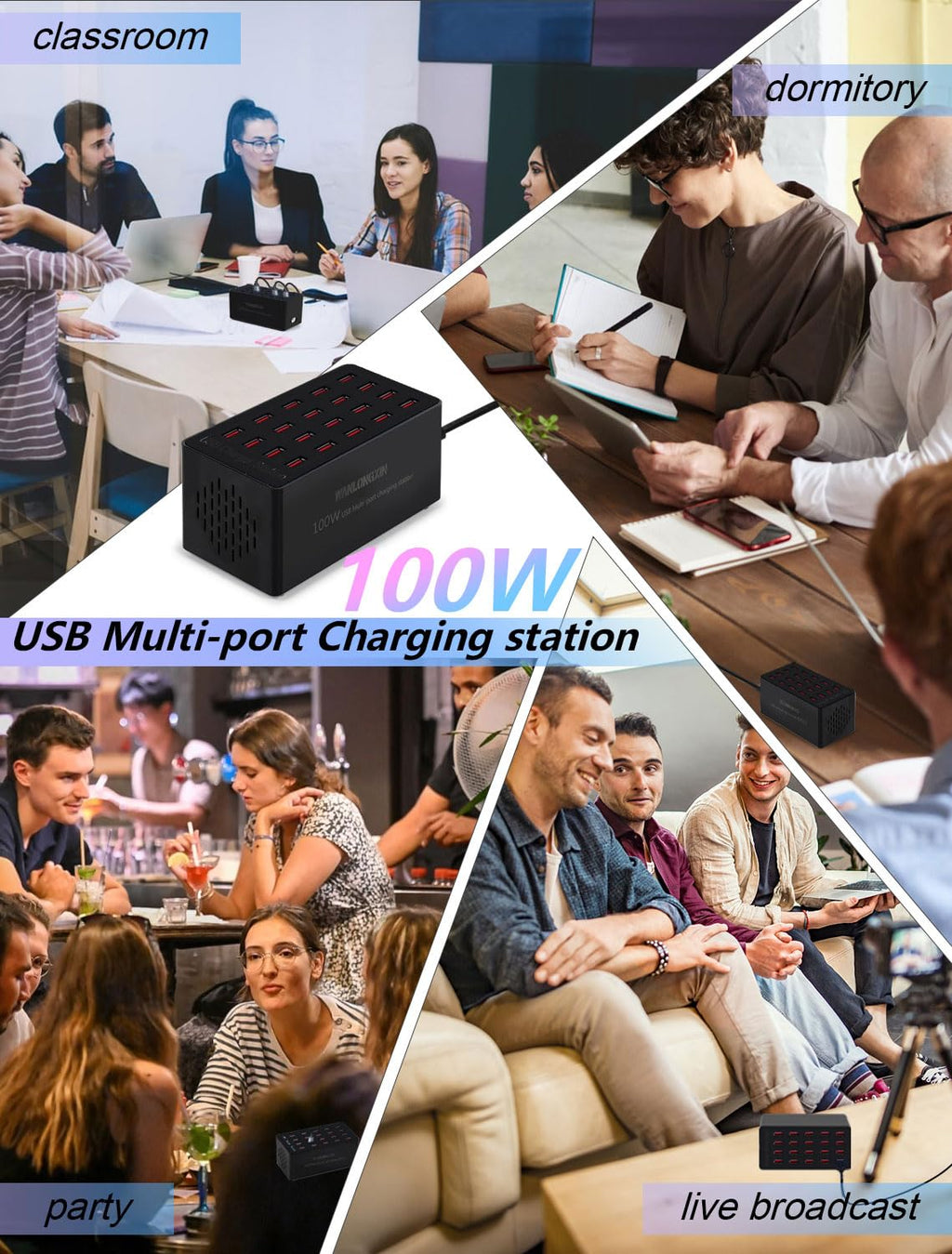 Charging Station A5+ 100W20Port USB Charging Station