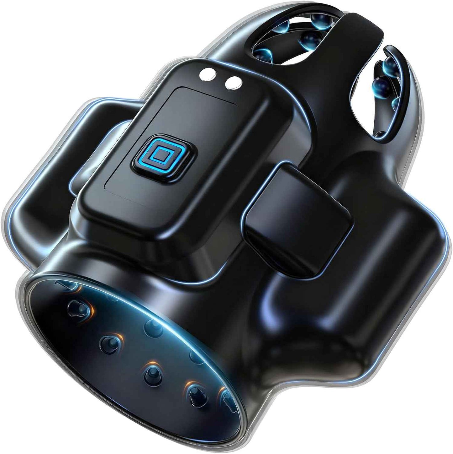 Male Sex Toys for Men - Male Masturbator Penis Vibrator Glans Stroker with 10 Vibrating & 3 Motors, Pocket Pussy Adult Toy with Massage Oils for Prolong Endurance Large Size