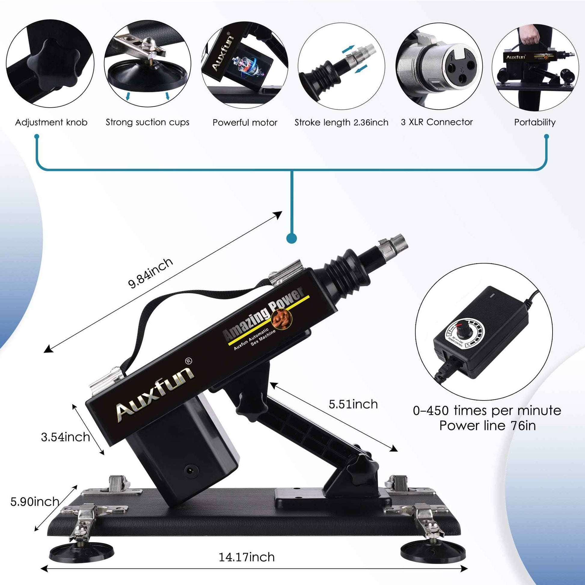 Auxfun Sex Machine for Men and Women - Ultimate Sex Gadgets for Unforgettable Pleasure
