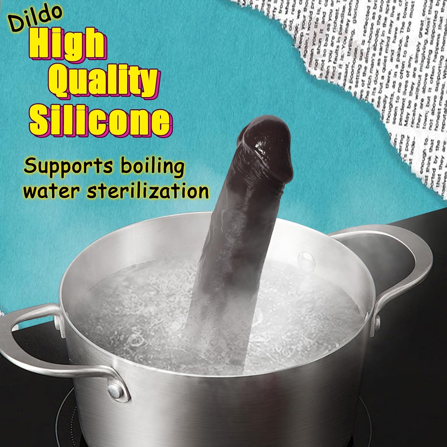 Btooktops Realistic Movable Foreskin Dildo Liquid Silicone 10.5 Inch