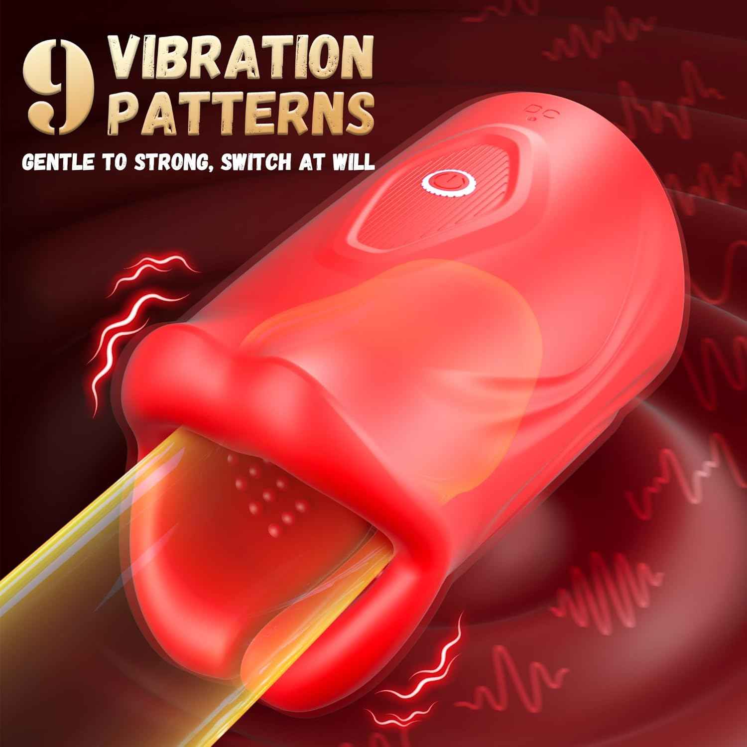 Male Sex Toys for Men Adult Toys Male Masturbator with 9 Vibration Modes Powerful Vibrating Penis Training Device, Male Sex Toy Hands-Free Masturbation Cup, Adult Sex Toys Couples Sex Toys