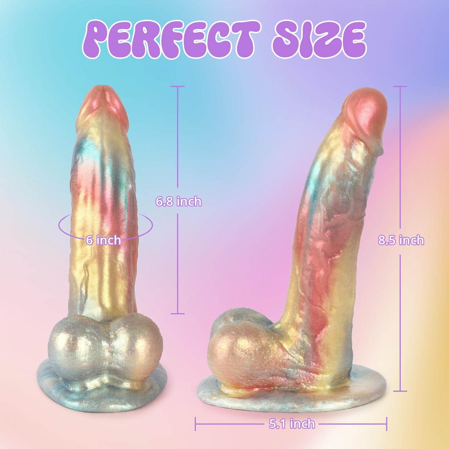 Chuangxinyue Colorful Realistic Dildos