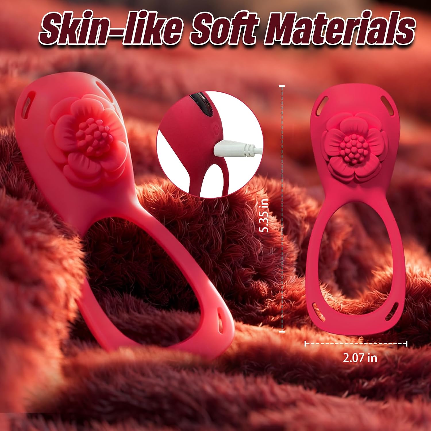 Couples Rose APP Remote Control Wearable Vibrator, Couples Women Men Adult Sex Toys Games, Clitoral Panty Vibrator Vibrating Cock Ring for Hands-Free, LZSHGJ BDSM Clitoral Stimulator Female Sex Toys