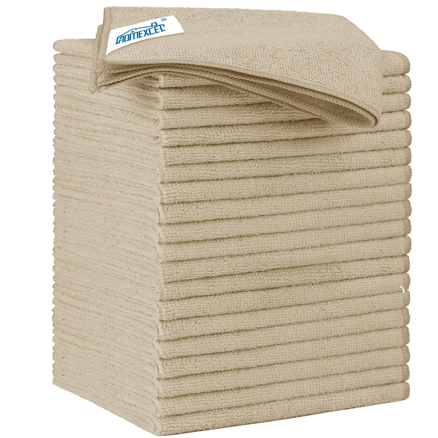 HOMEXCEL Microfiber Cleaning Cloth, Premium Microfiber Towels for Cars, Lint Free, Scratch-Free, Highly Absorbent, Reusable Cleaning Rags for Car, Household, Kitchen, Window