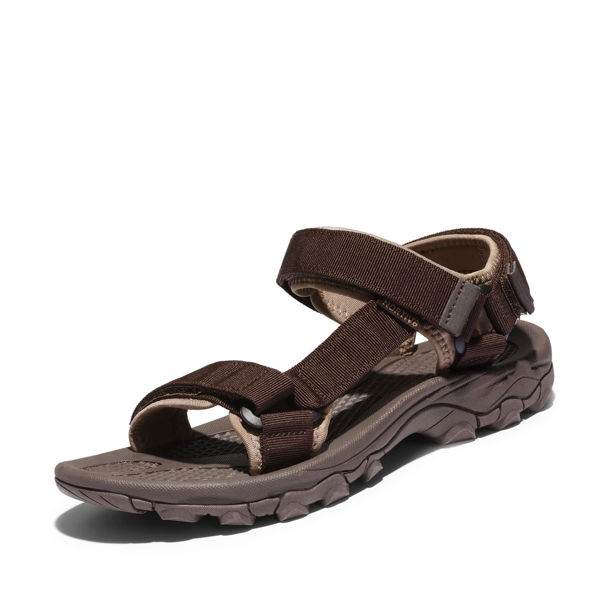 NORTIV 8 Men's Sandals Hiking Sports Lightweight Summer Water Arch Support River Open Toe Athletic Trail Outdoor Walking Sandals Longdo