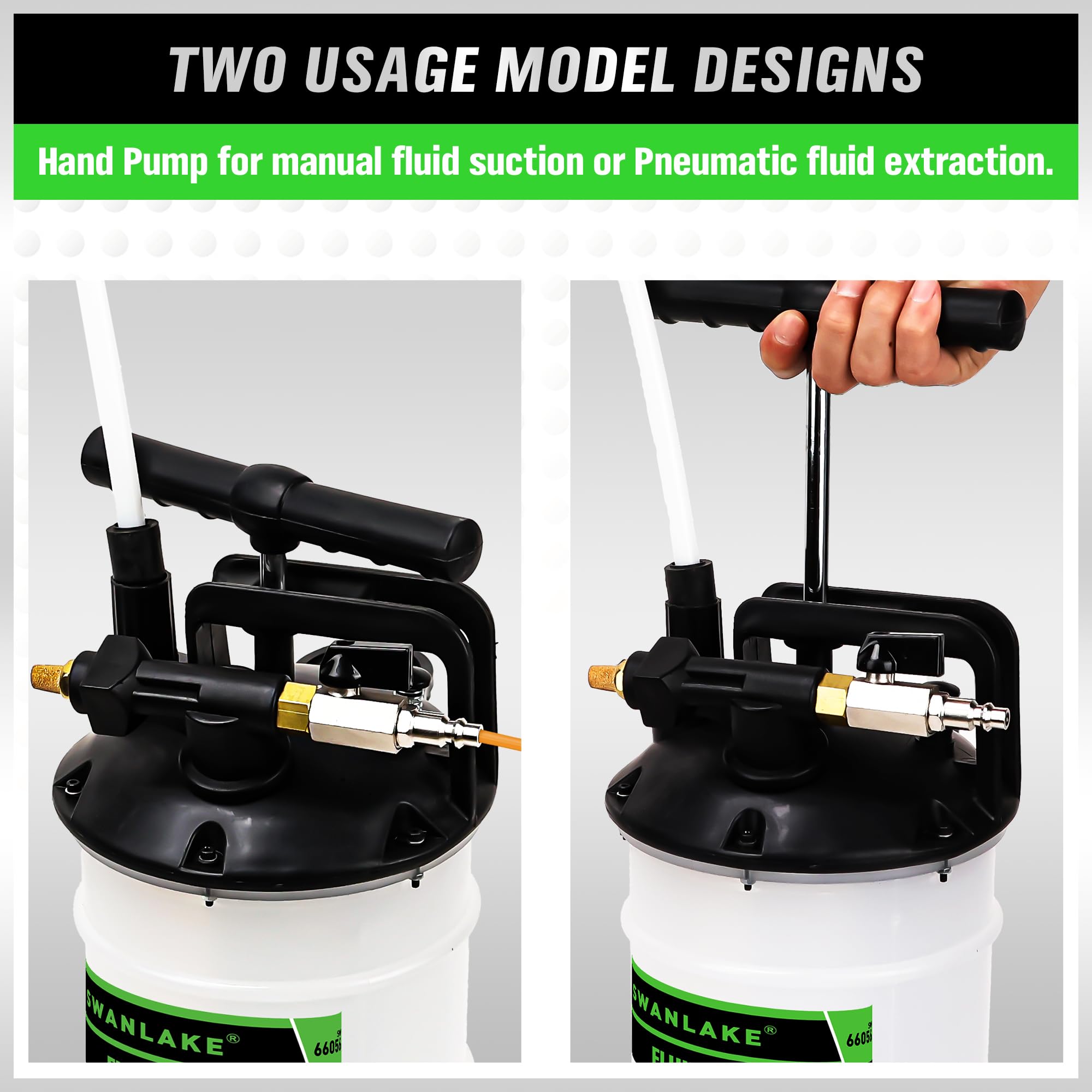 SWANLAKE GARDEN TOOLS Fluid Extractor, Extraction&Fill Pump,Fluid Syringe Pump Manual Suction Vacuum Fuel Car Transfer