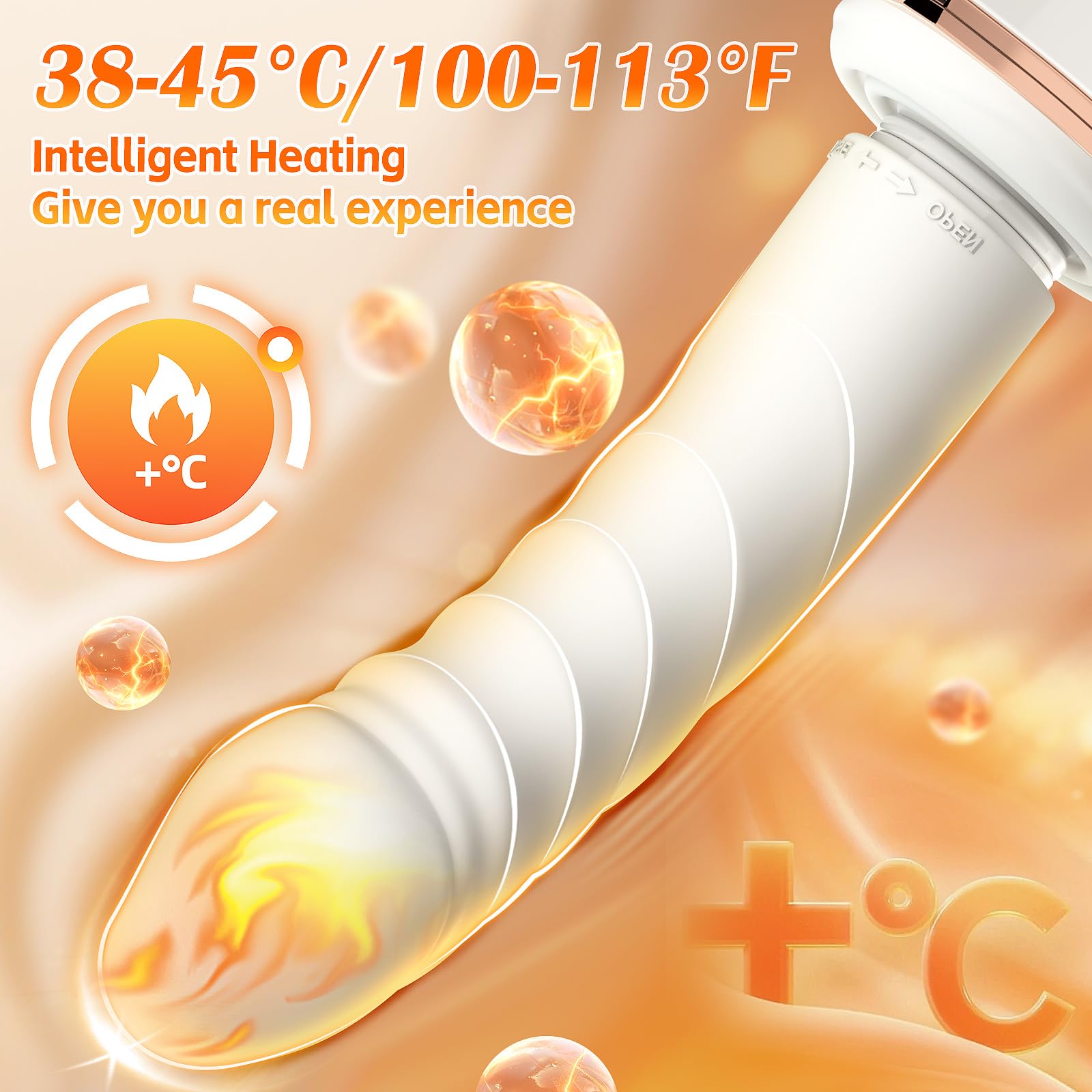 Sex Machine Thrusting Dildo Vibrator Adult Sex Toys for Women Men G Spot Clitoral Anal Play, Dildo Machine Rotatable Switch 7 Vibrating Thrust Modes Smart Heating Big Suction Cup Anal Toys for Couple