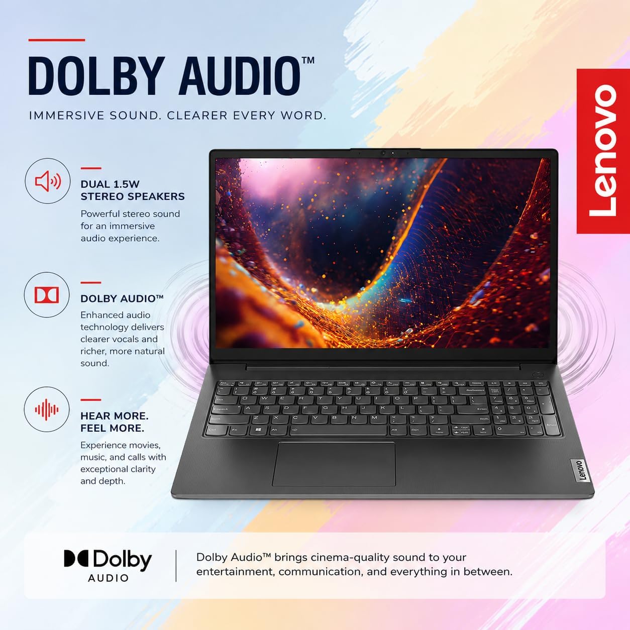 Lenovo V15 Business Laptop 15.6in FHD Ryzen 3 16GB RAM