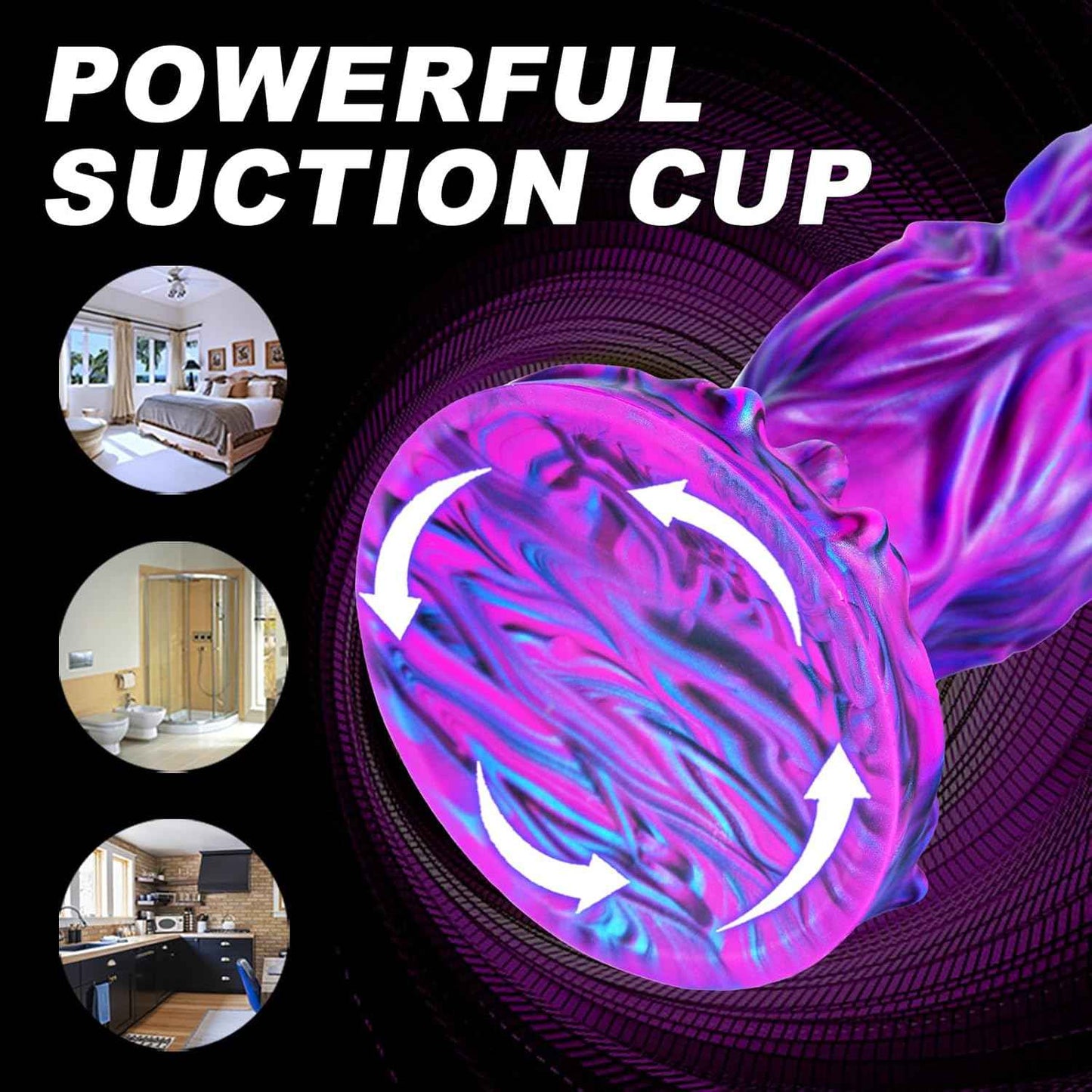 Hainuo Fantasy Monster Dog Knot Dildo with Suction Cup