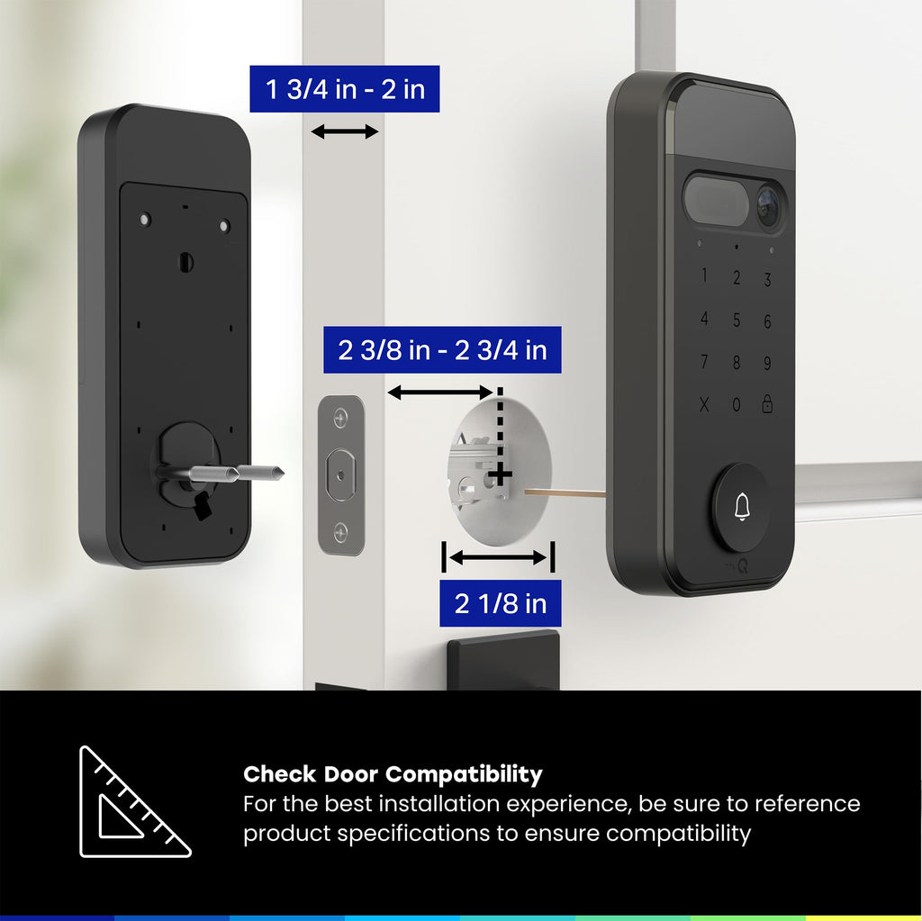 Chamberlain myQ Video Doorbell | 2K Camera, Battery/Wired, Color Night Vision