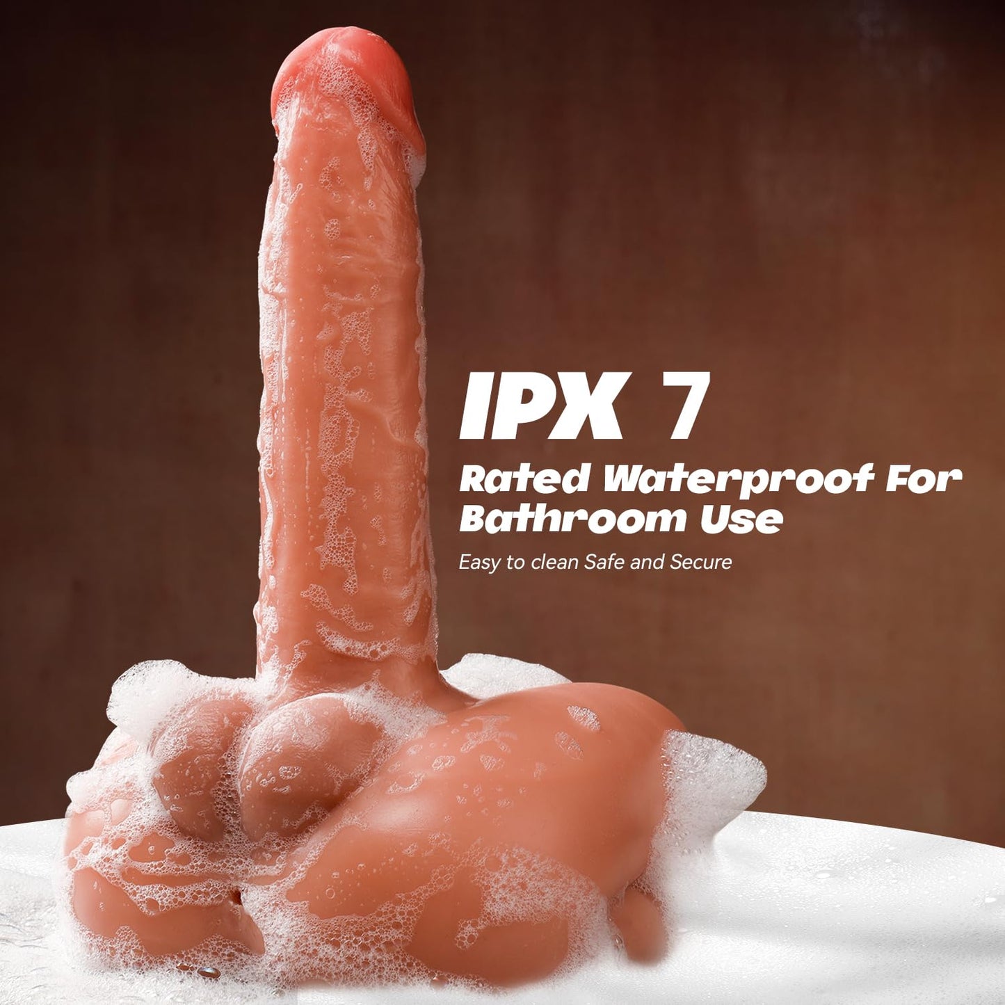 Baquick Thrusting Dildo Vibrator Sex Toys - Women Hands-Free Ride Penis