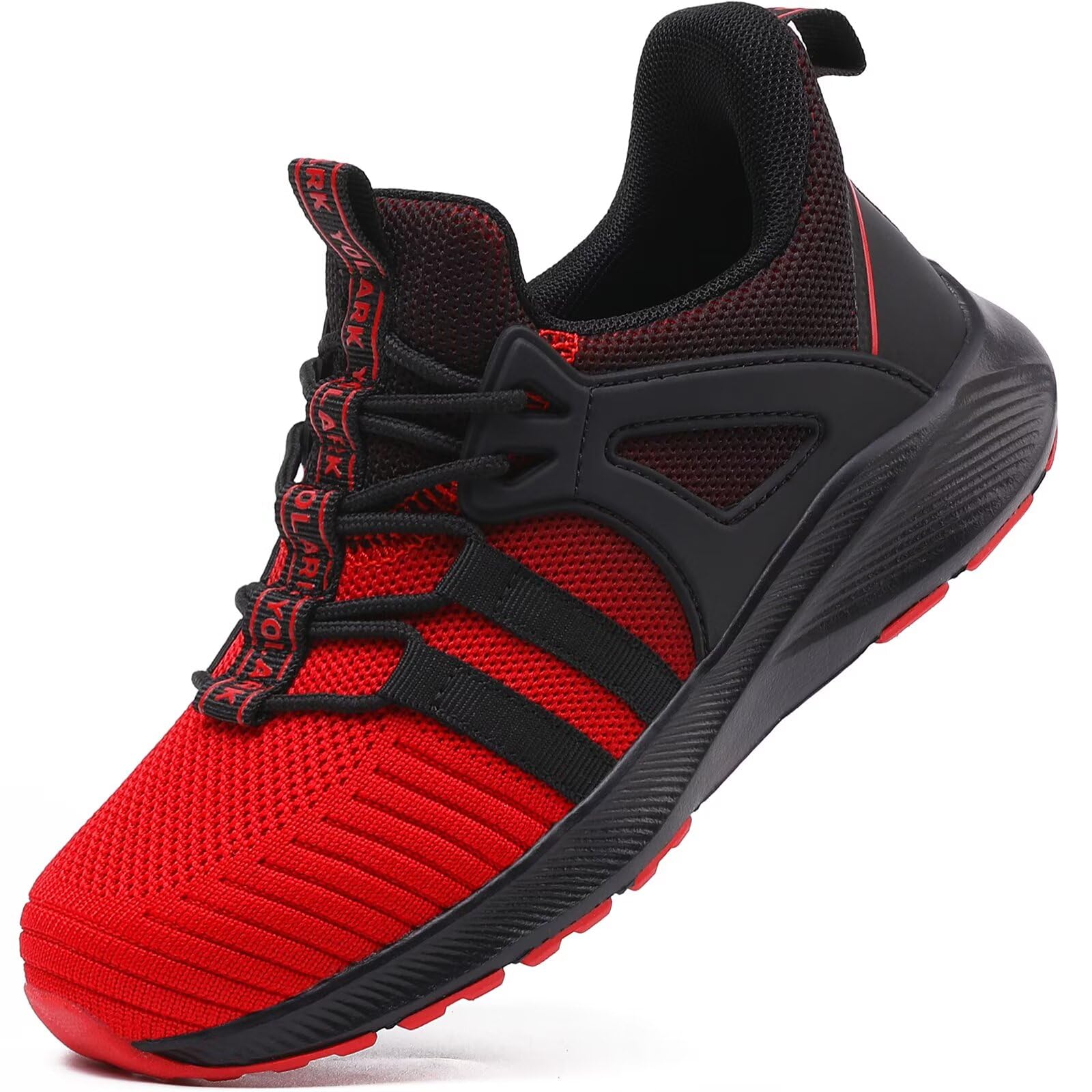 YOLARK Boys Girls Sneakers for Kids Non-Slip Tennis Shoes Fashion Lightweight Breathable Running Sport Athletic