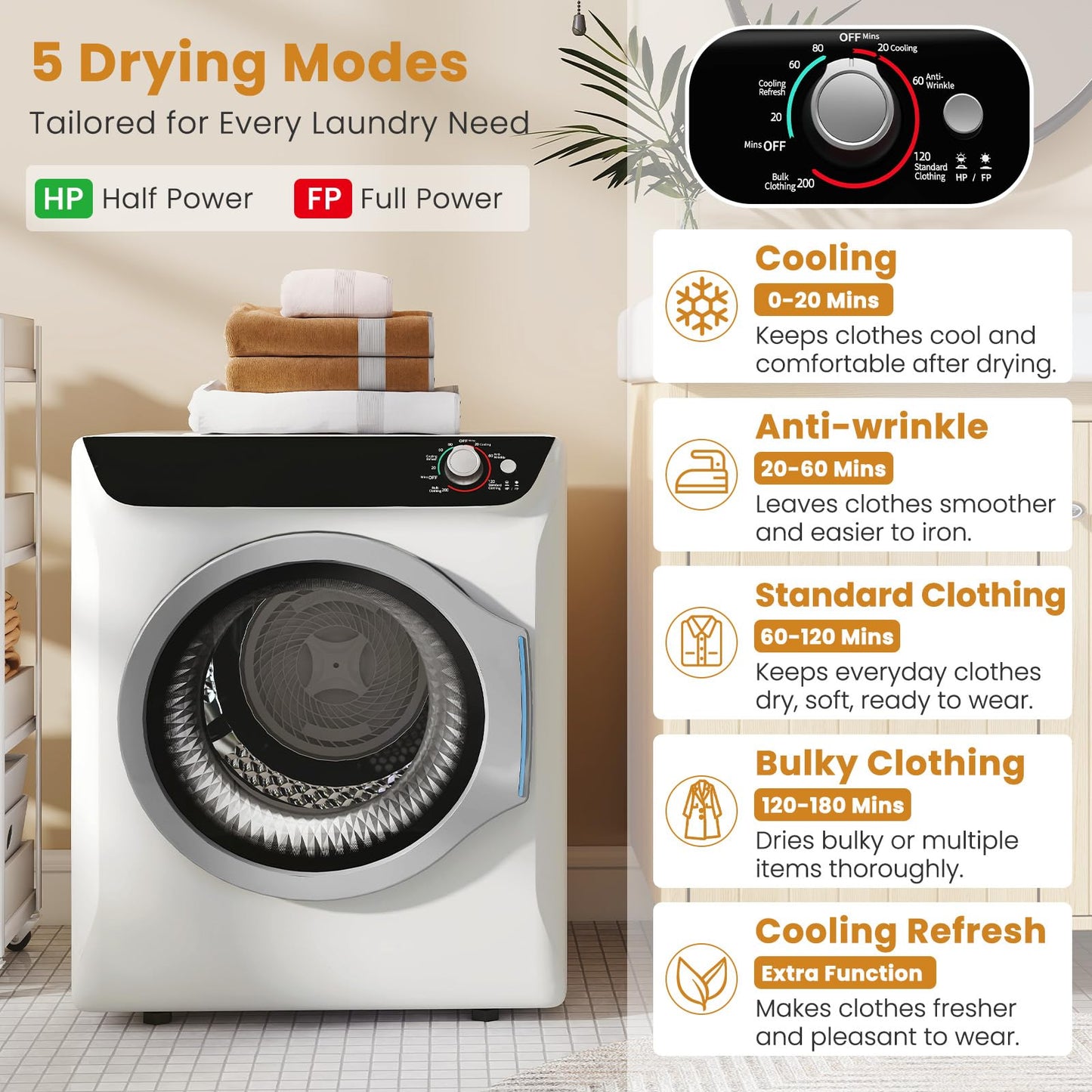 Auertech Portable Washer and Dryer Combo Set