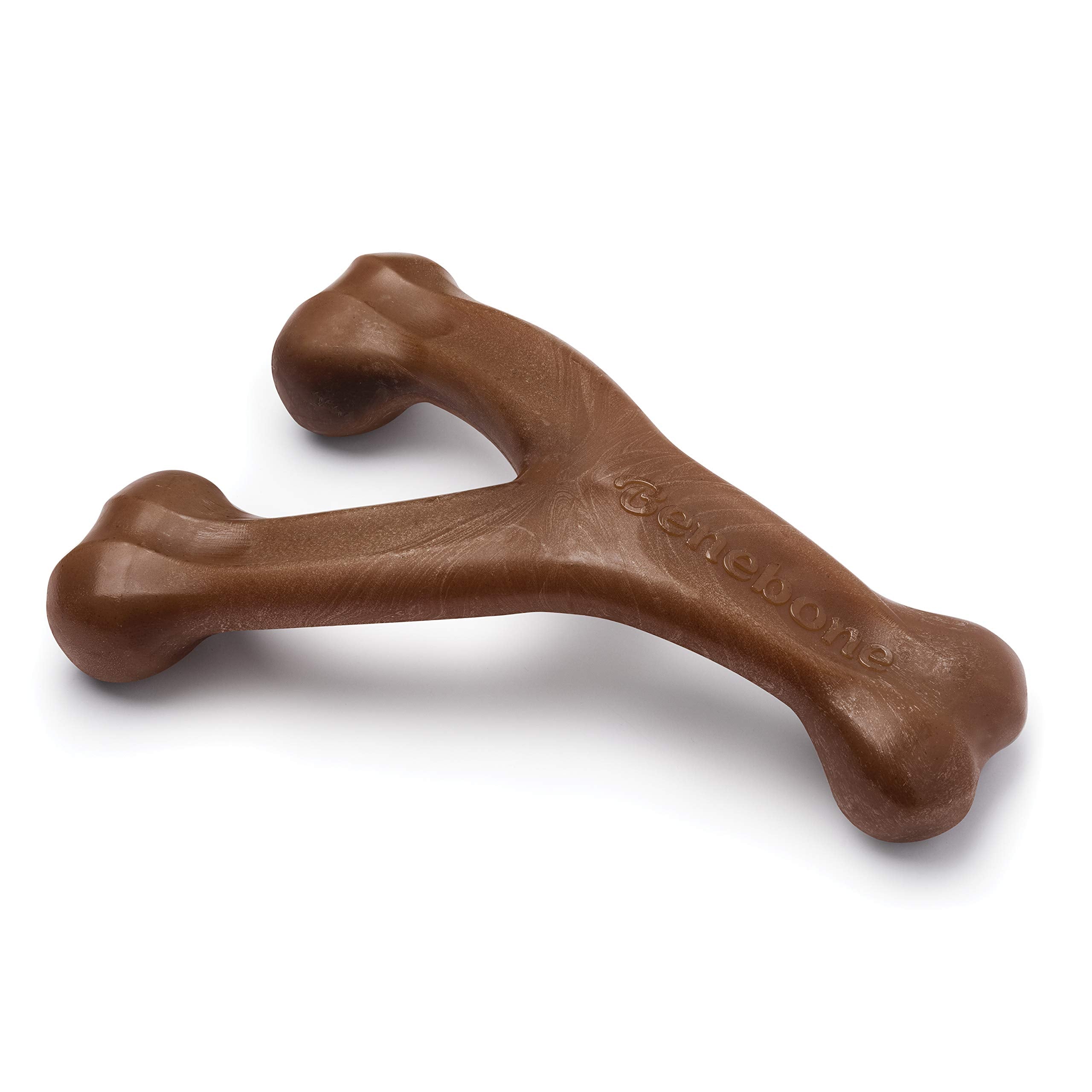 Benebone Fishbone Durable Dog Chew Toy for Aggressive Chewers Medium, Large, Small, Giant