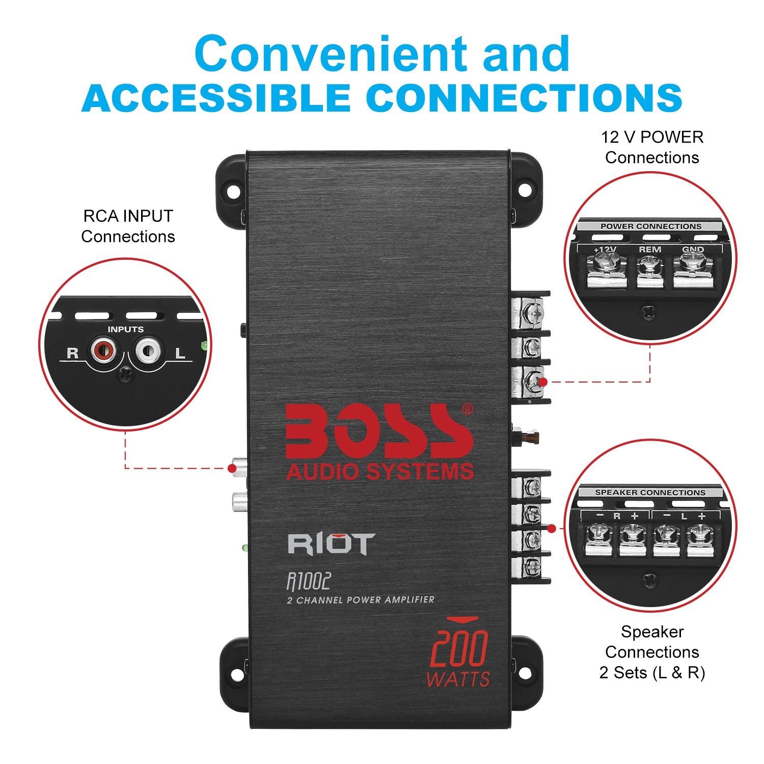 BOSS Audio Systems Car Amplifier