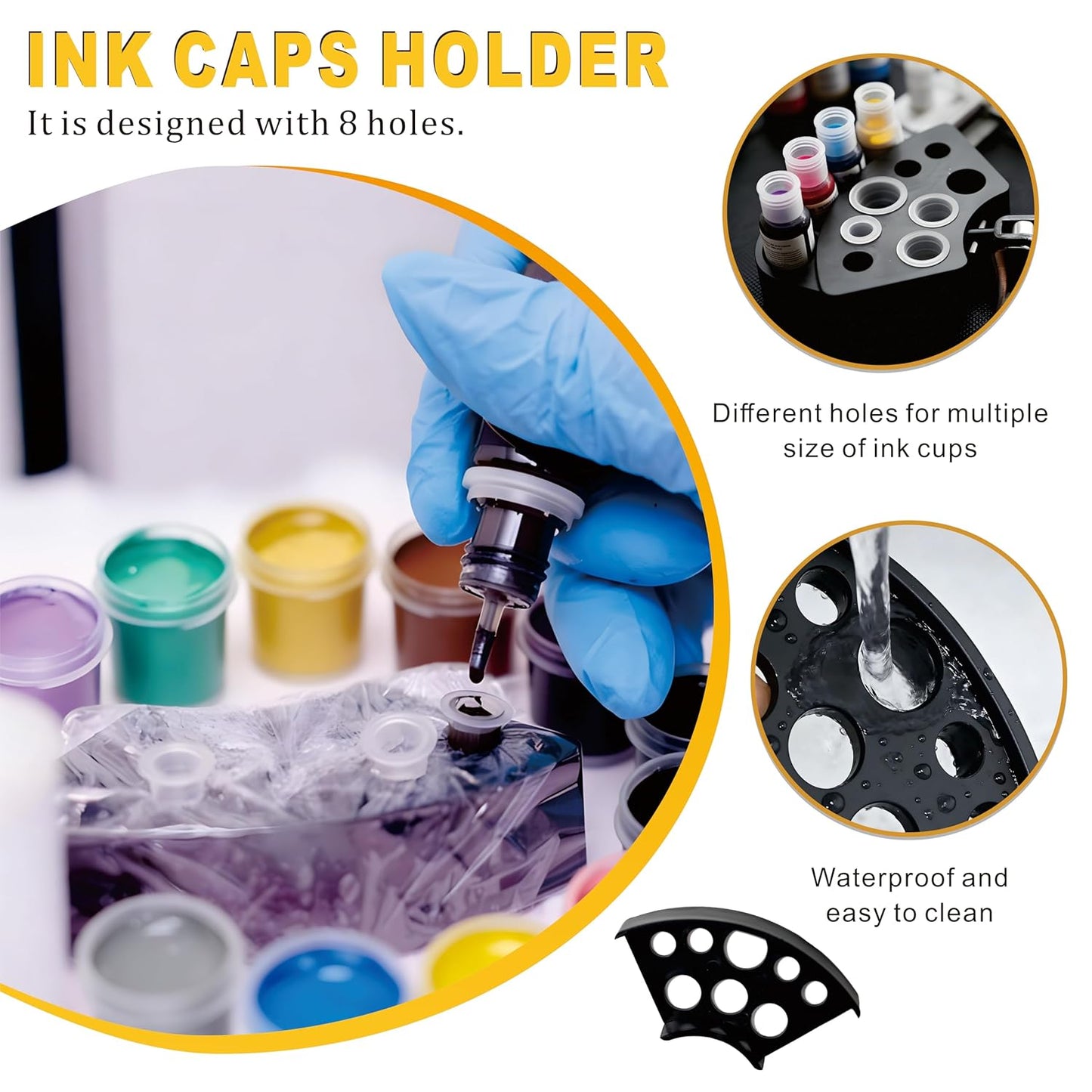 ES Eternal Shield Tattoo Ink Caps Kit 303 Pieces