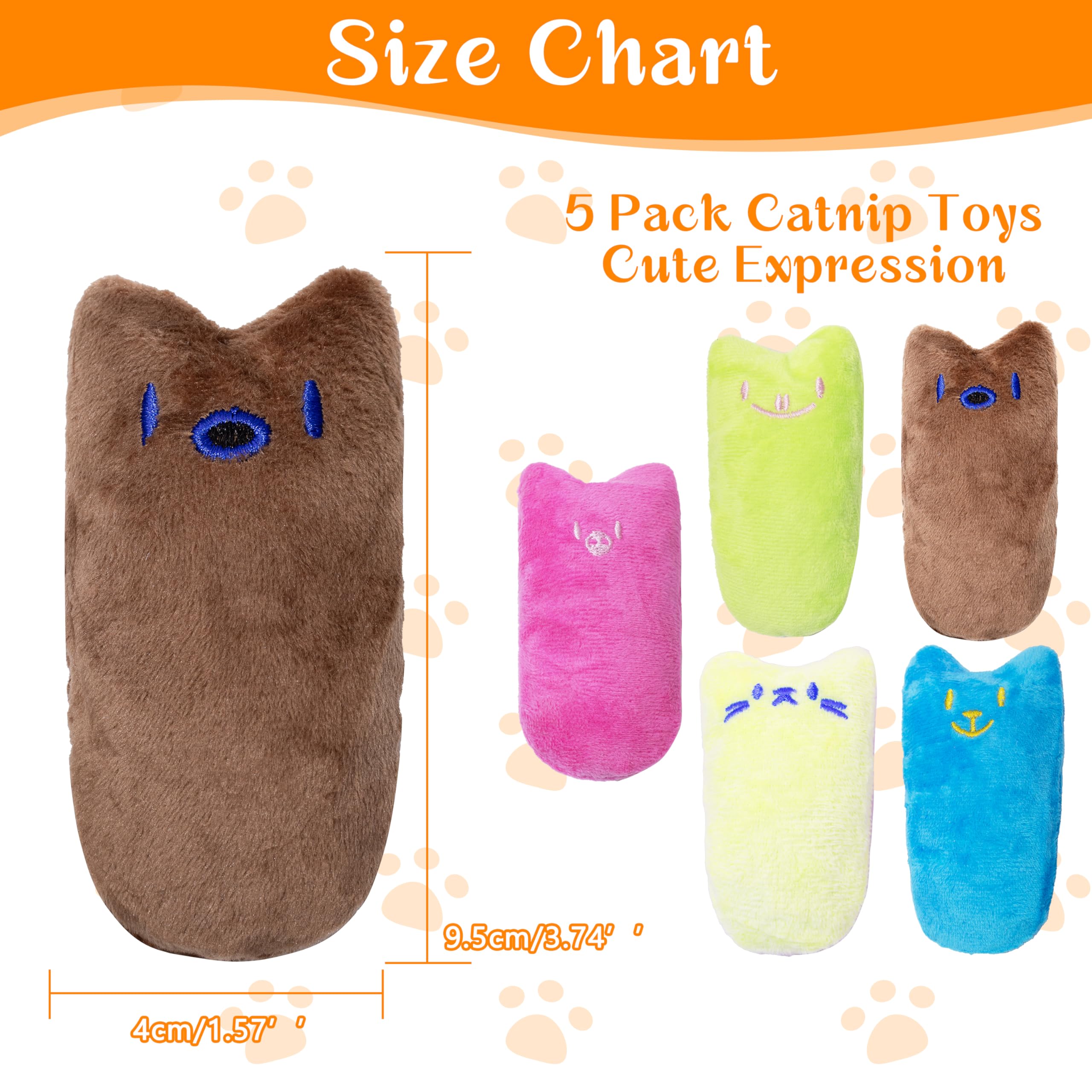Seyezo Catnip Toys for Indoor Cats