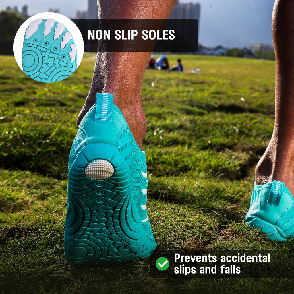 Grounded Footwear for Women Barefoot Shoes,Grounded Footwear for Mens,Hike Barefoot Shoes Womens Footwear, Comfortable Non-Slip Barefoot Vitality Shoes,Men's Women's Water Shoes Wide Toe Box