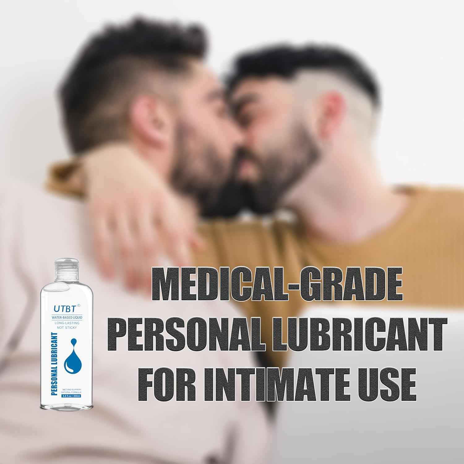 Water Based Lube Personal Lubricants,Sex Lube Toy Friendly Natural Feeling Lube for Women Men and Couples Non-Staining 6.8 Fl Oz