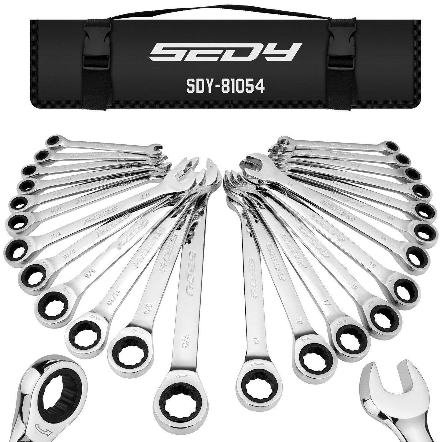 SEDY SAE & Metric Combination Wrenches