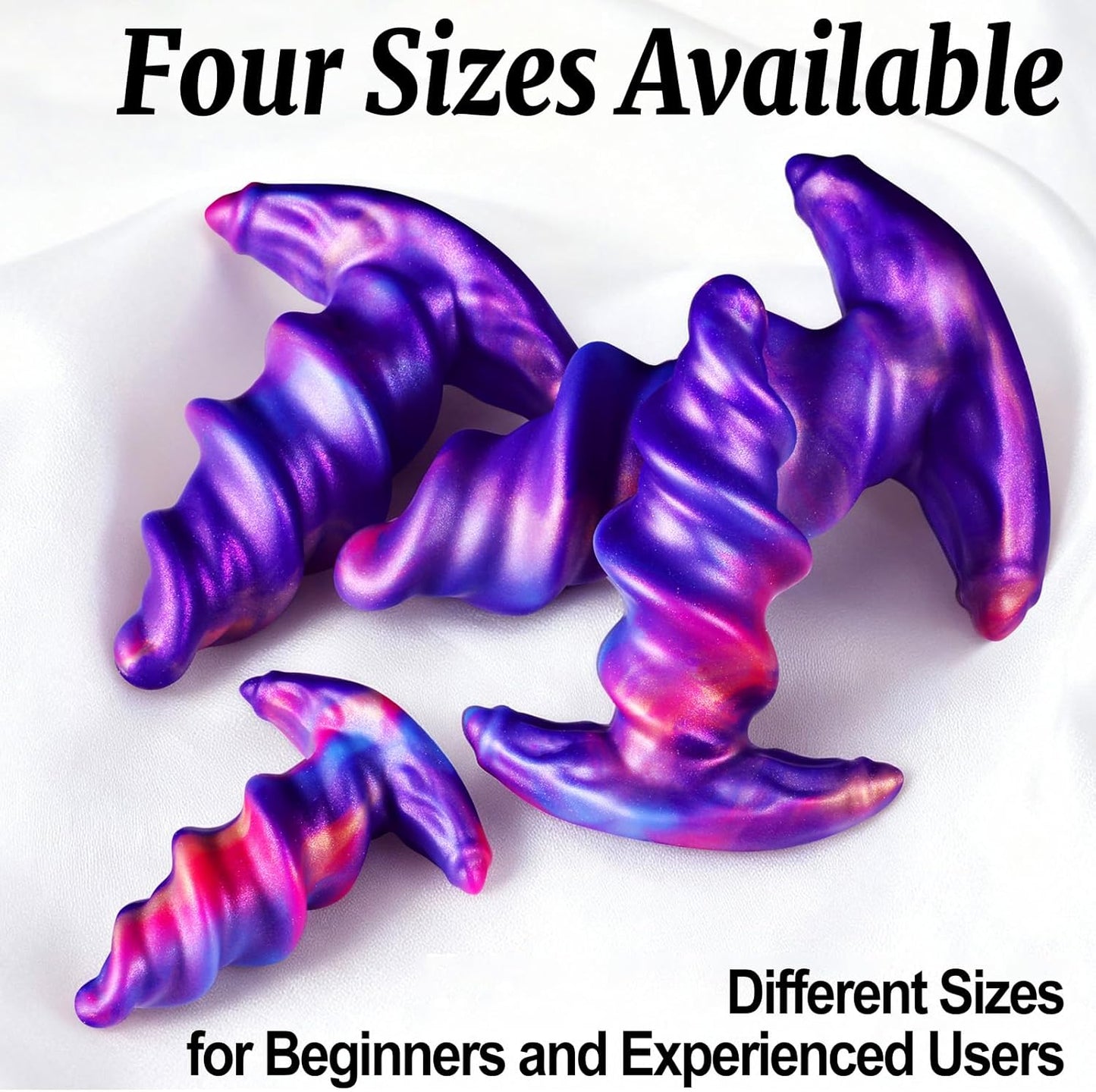 Anal Plug Wearable Screw-Shaped Butt Plug Silicone Anal Dilator Trainer Fantasy Prostate Massager G-spot Sex Toy for Couples Men Women Masturbation (S)