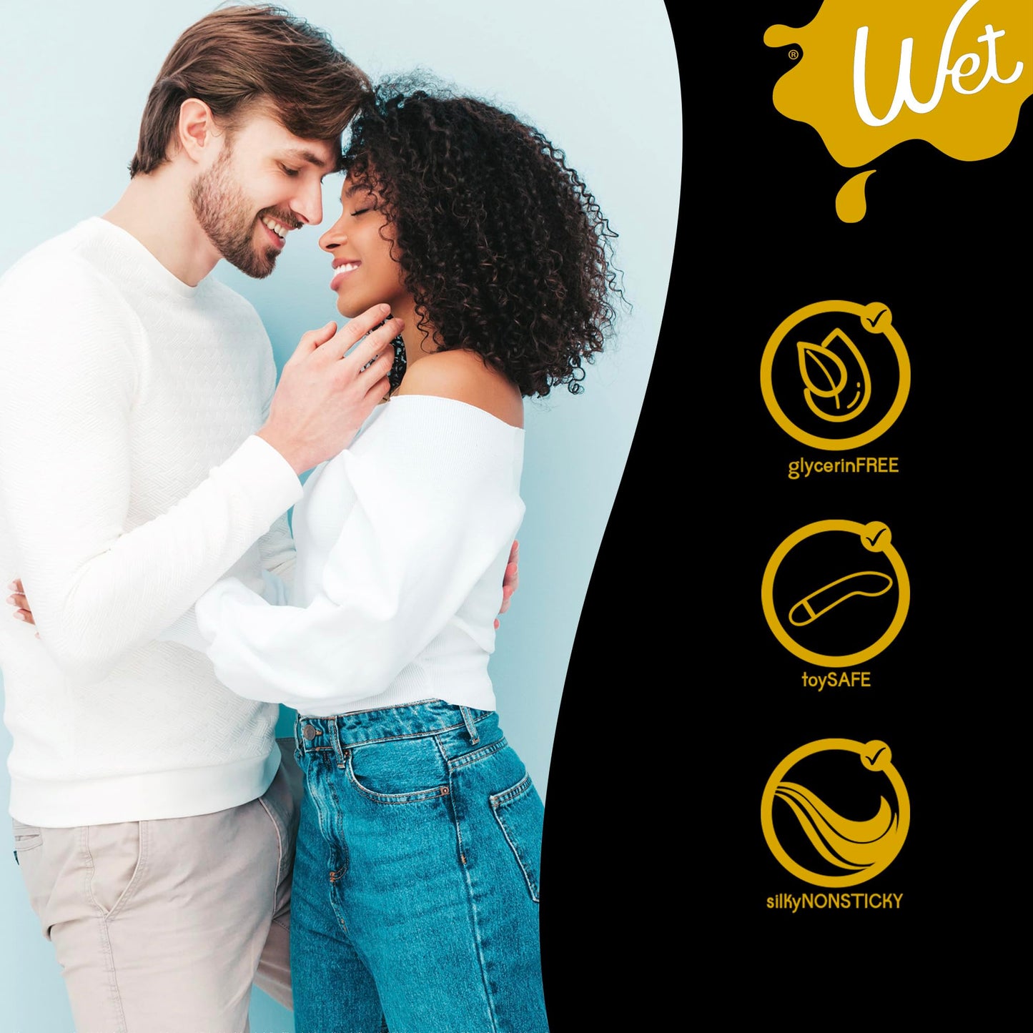 Wet Platinum Silicone Based Lube, Ultra Long Lasting Premium Personal Luxury Lubricant, Men Women & Couples Condom Compatible Water Resistant Non Sticky