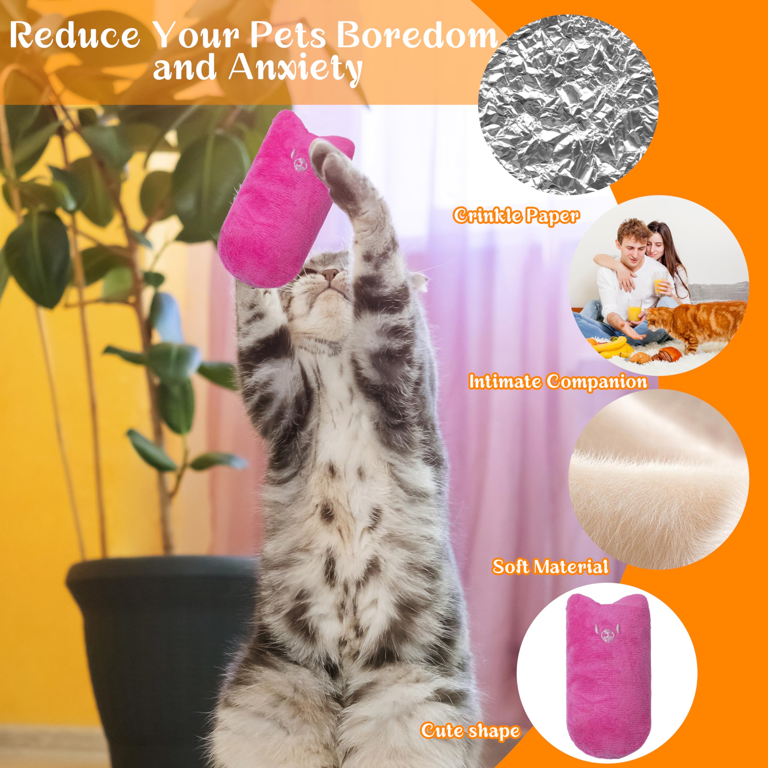 Seyezo Catnip Toys for Indoor Cats